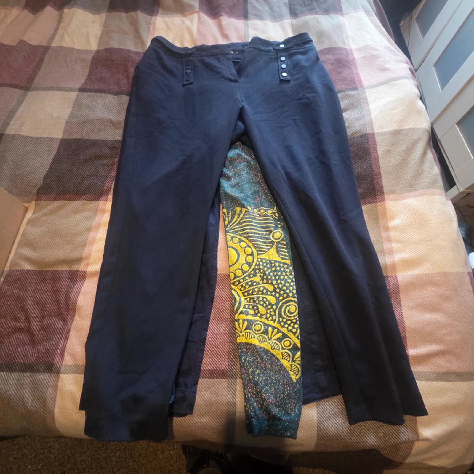 Women's Clothing Bundle - 6 Items - Leggings, Trousers Cardigan, Vest Mixed Size