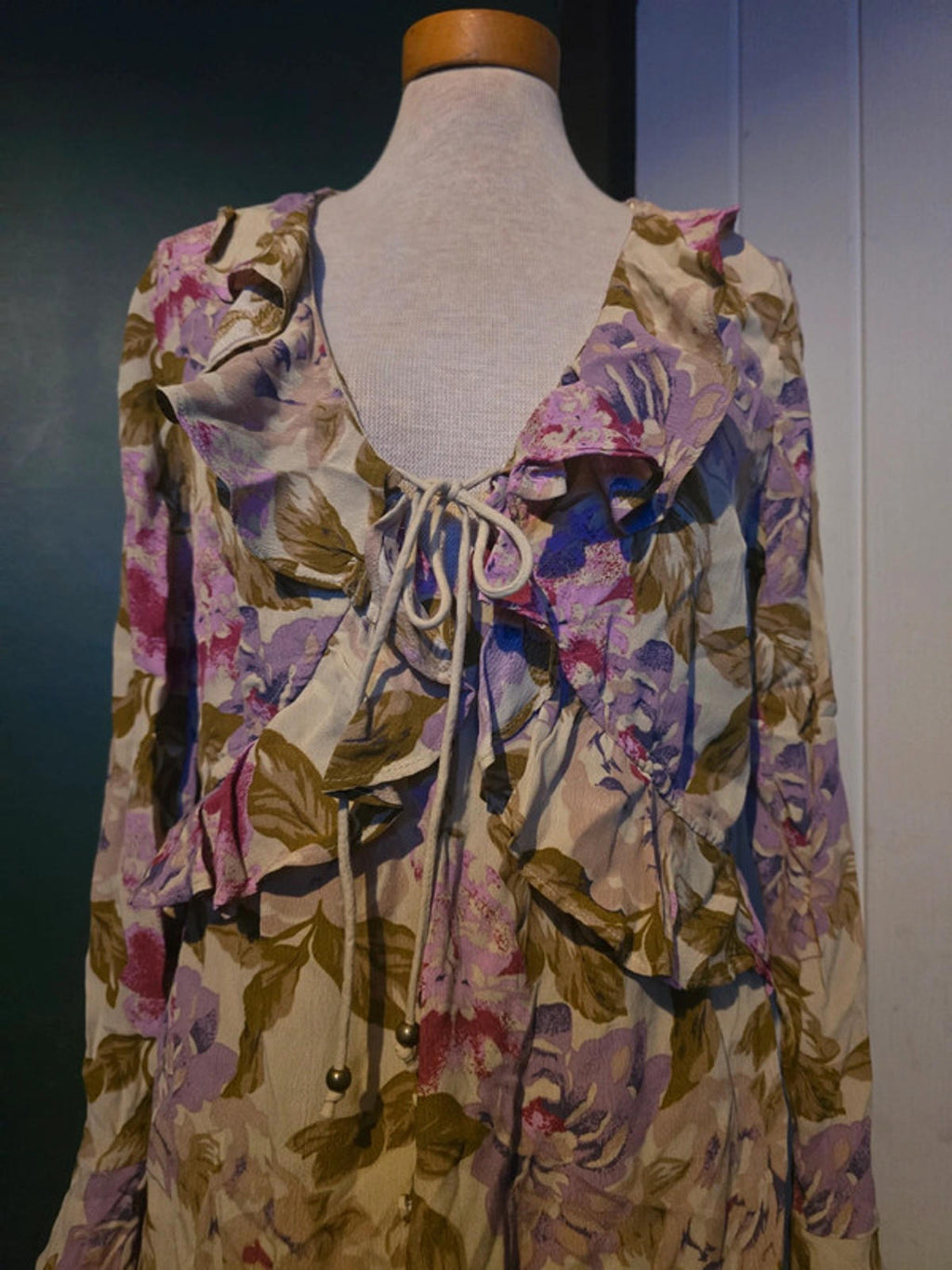 River Island 'in other words' Floral Ruffle Tea Dress