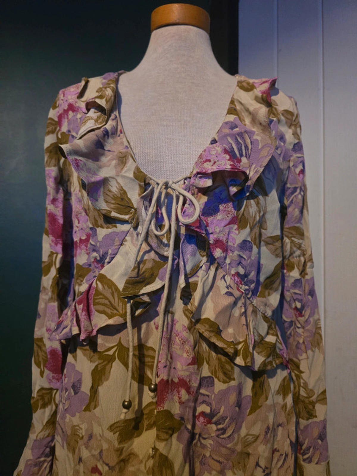 River Island 'in other words' Floral Ruffle Tea Dress