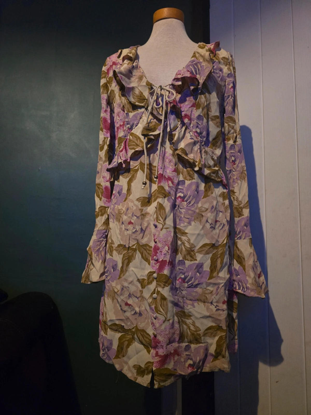River Island 'in other words' Floral Ruffle Tea Dress