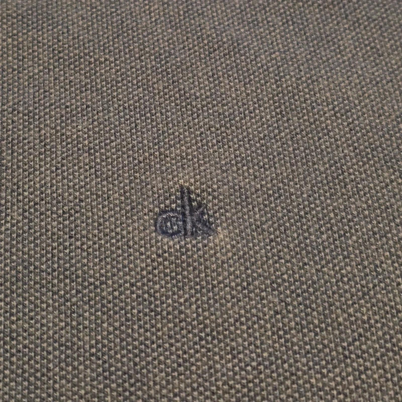 Calvin Klein Jeans Polo Shirt XXL Grey Washed Cotton Short Sleeve CK Logo