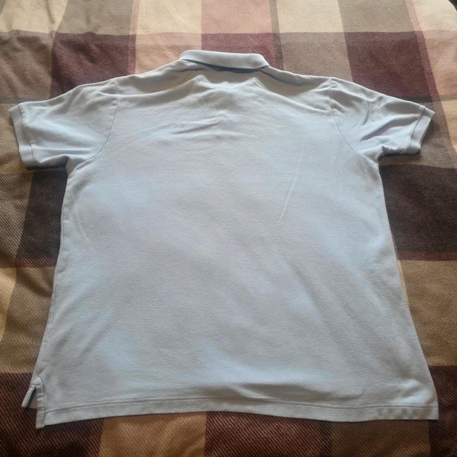 Chaps Ralph Lauren Polo Shirt XL Light Blue Cotton Short Sleeve Classic Logo