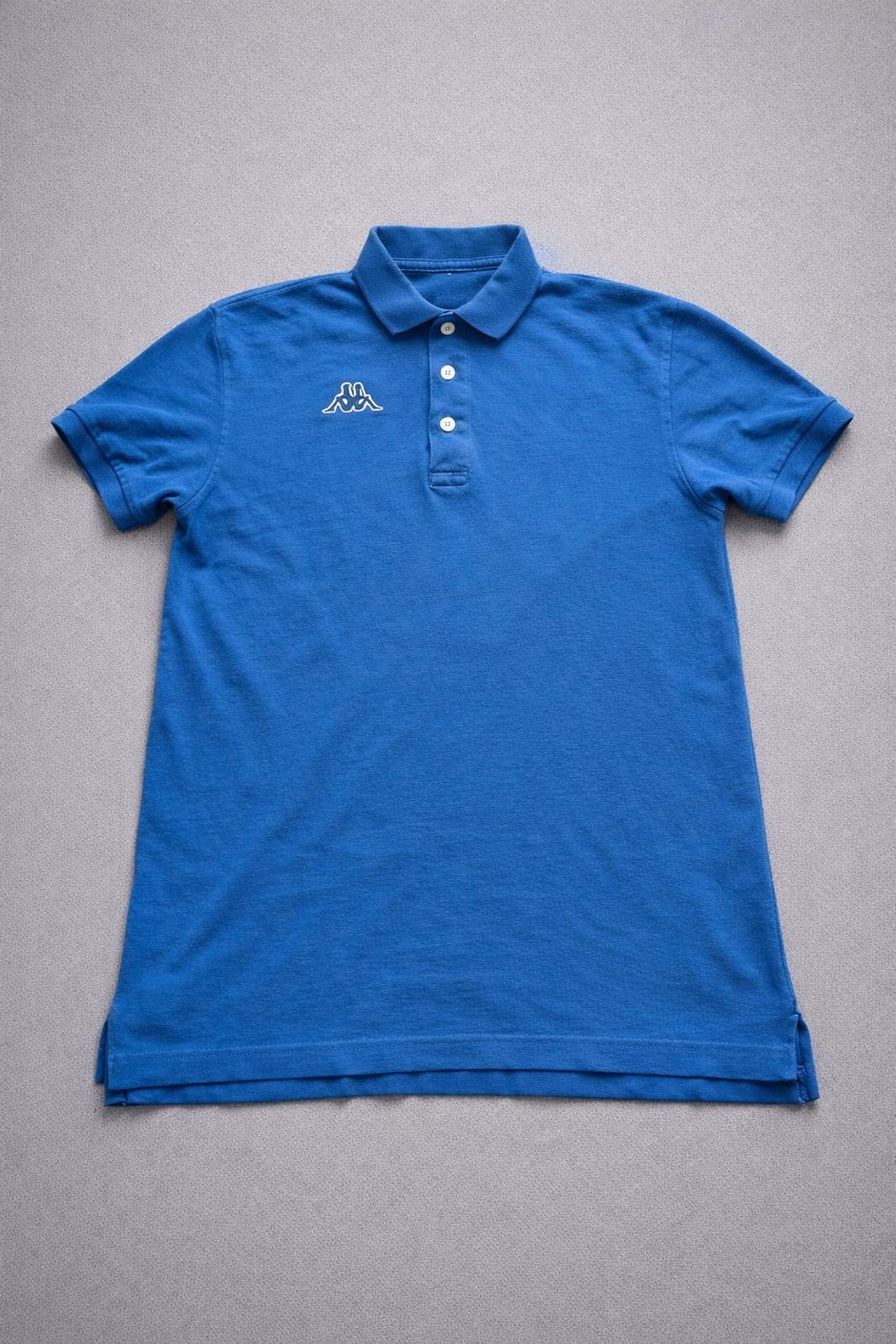 Kappa Polo Shirt Mens Large Blue Classic Logo Short Sleeve Casual Sports Top L