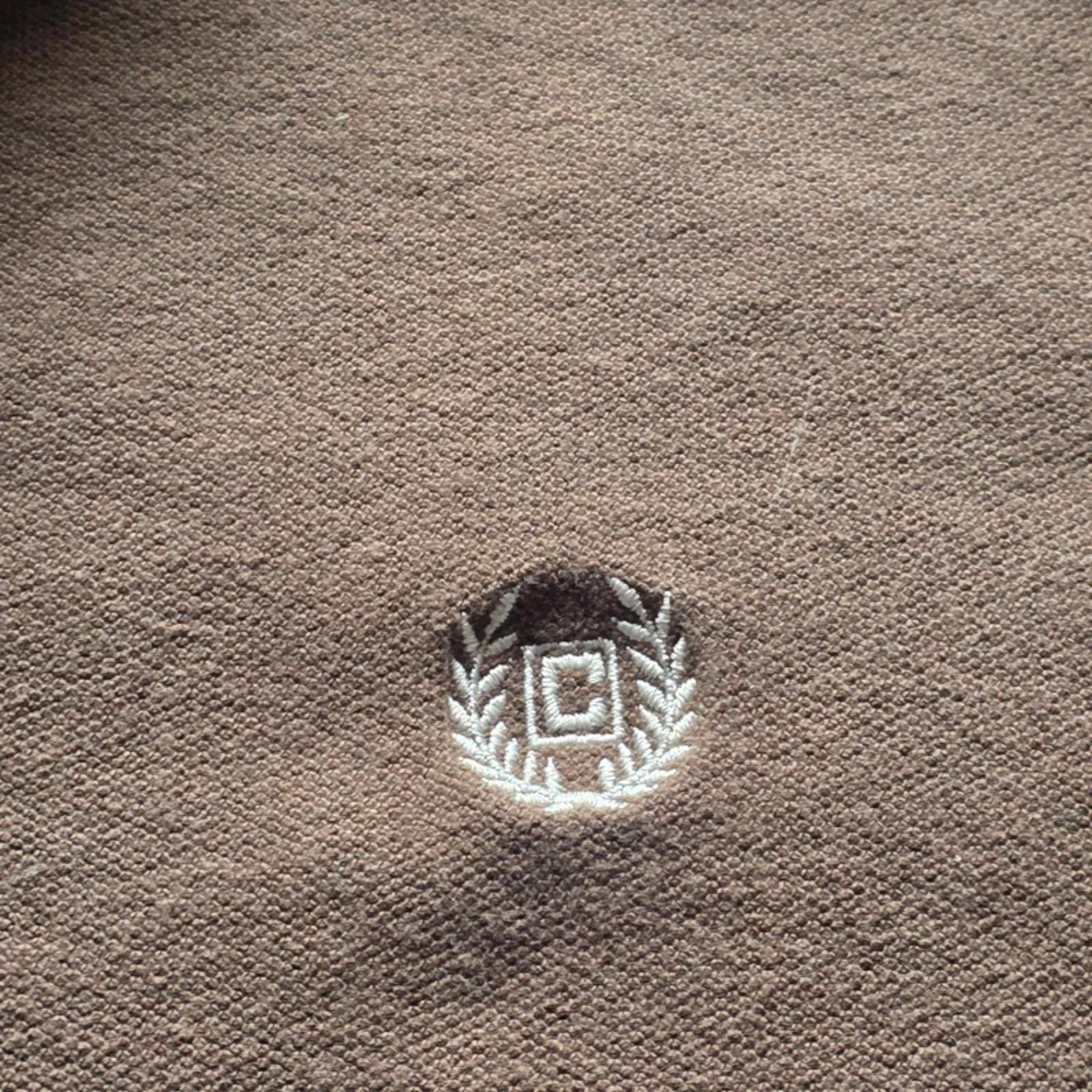 Chaps Ralph Lauren Polo Shirt XL Brown Cotton Classic Logo Short Sleeve Mens