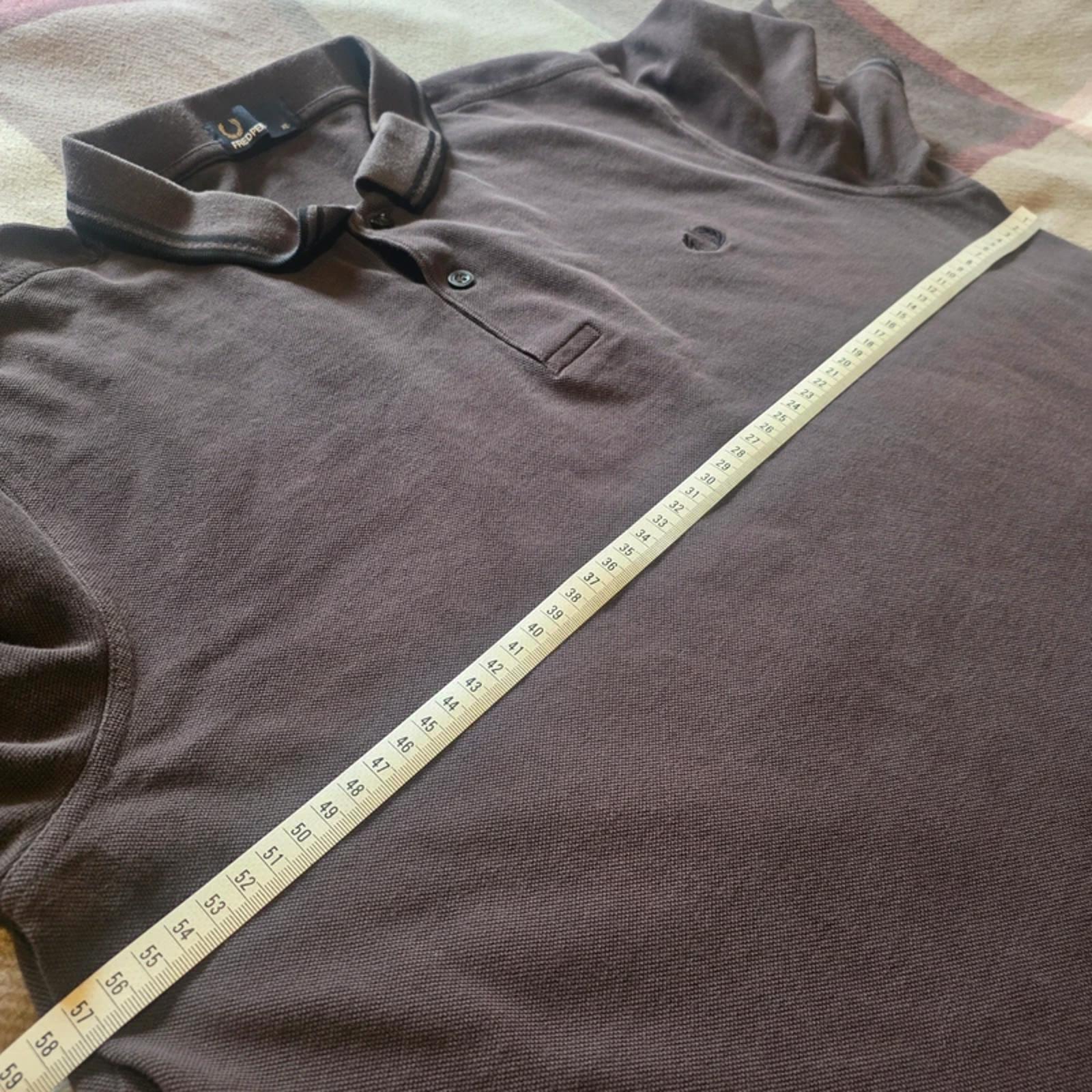 Fred Perry Polo Shirt XL Light Black Classic Laurel Logo Cotton Pique Mens