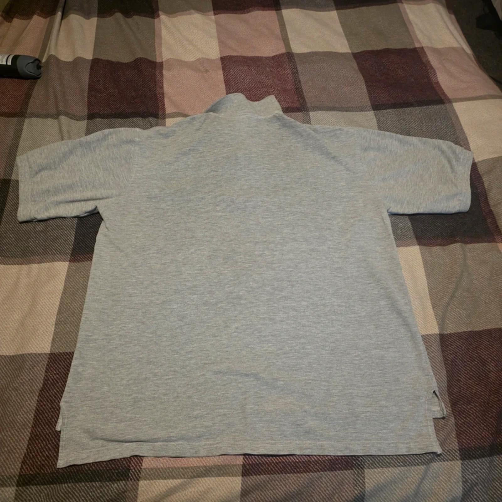 Vintage Disney Mickey Mouse Polo Shirt Grey Embroidered Pirate Mickey – Large