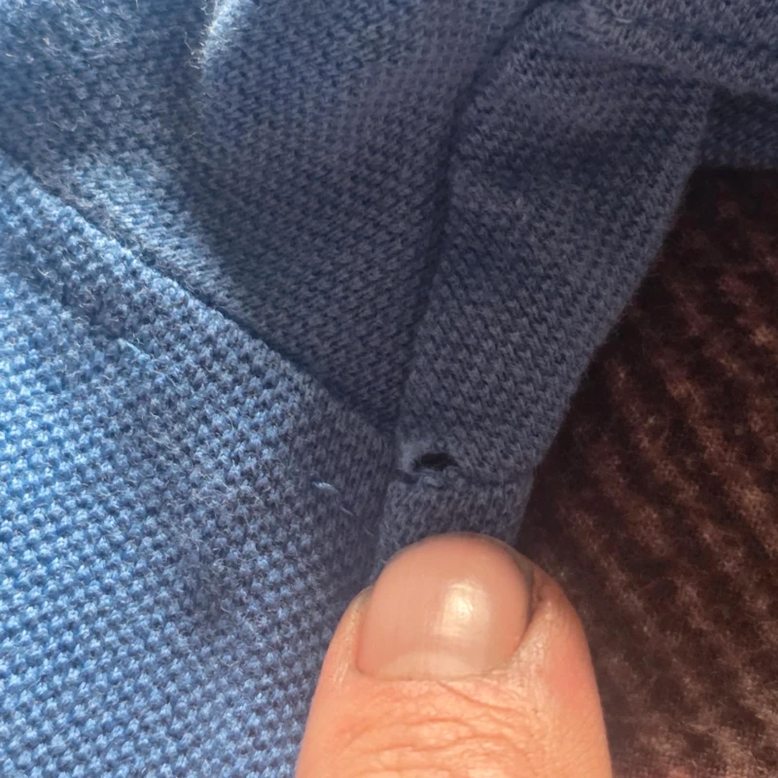 Tommy Hilfiger Mens Polo Shirt S Blue Regular Fit Cotton Classic Logo