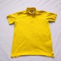 Adidas Clima365 Yellow Polo Shirt Mens M Logo Golf Tennis Casual Summer