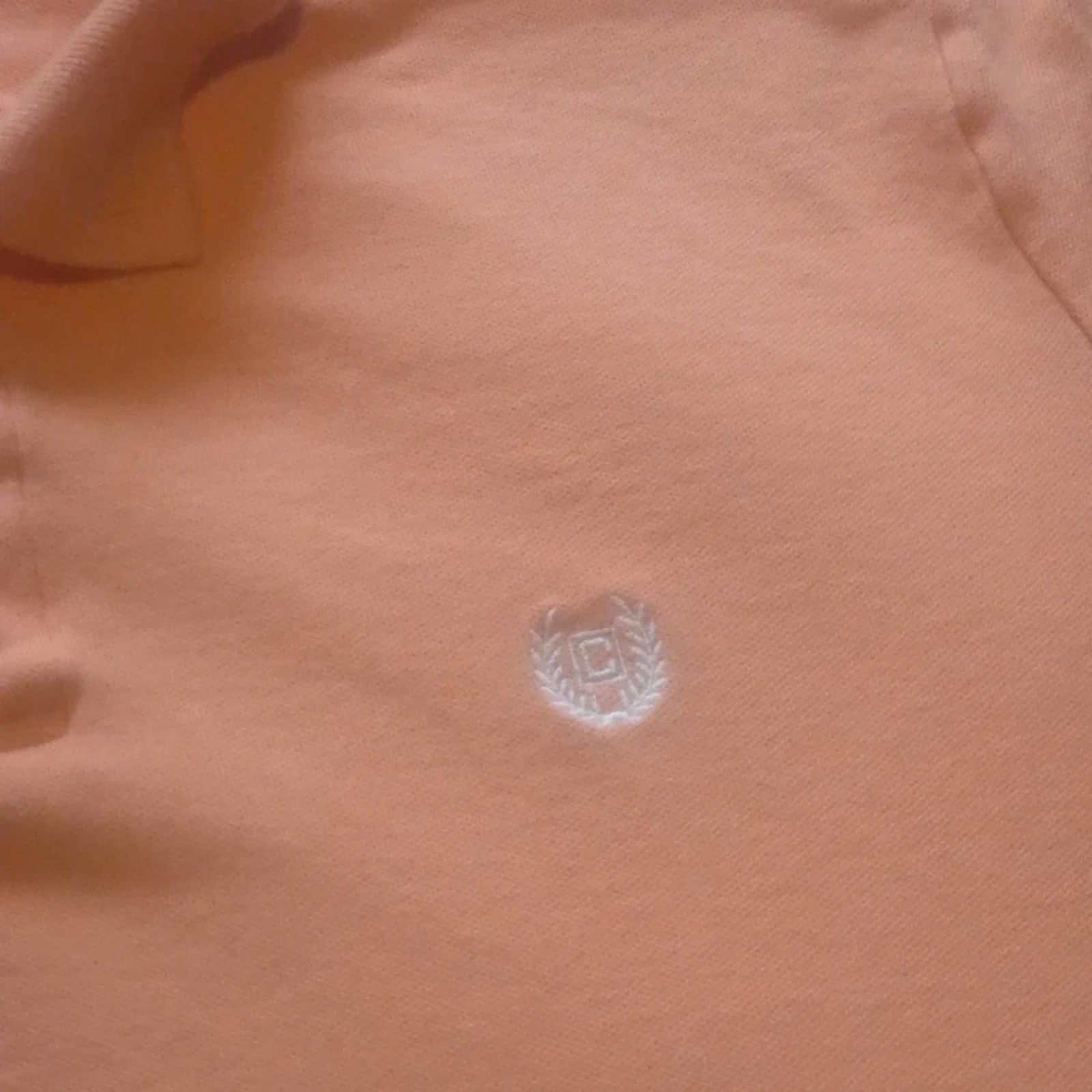 Chaps Ralph Lauren Polo Shirt Mens Large Orange Cotton Short Sleeve Preppy Golf