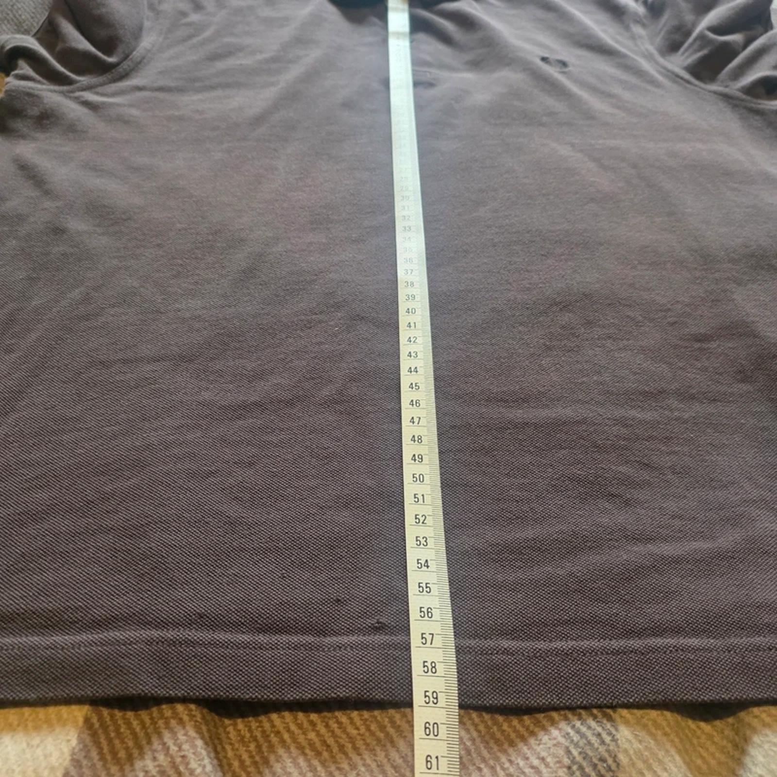 Fred Perry Polo Shirt XL Light Black Classic Laurel Logo Cotton Pique Mens