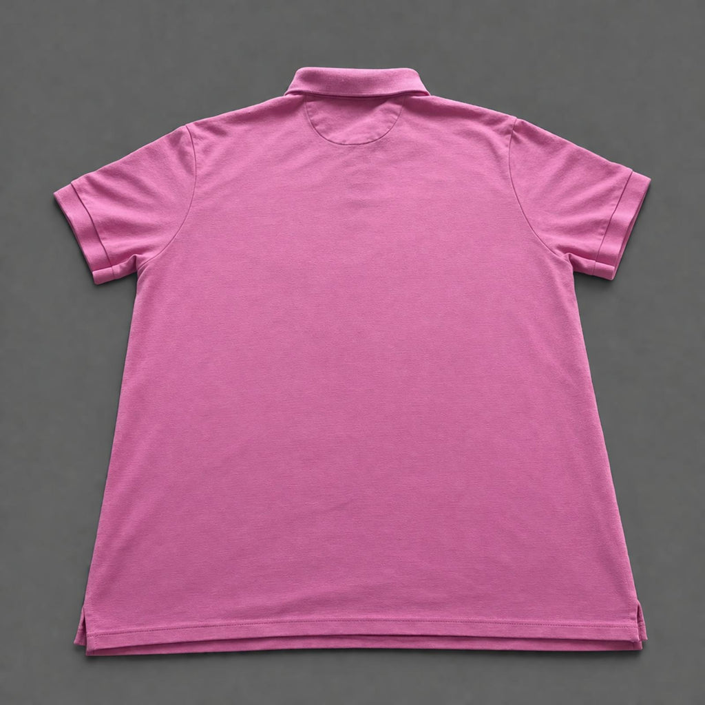 Chaps Ralph Lauren Pink Polo Shirt XL Mens Classic Cotton Short Sleeve Casual