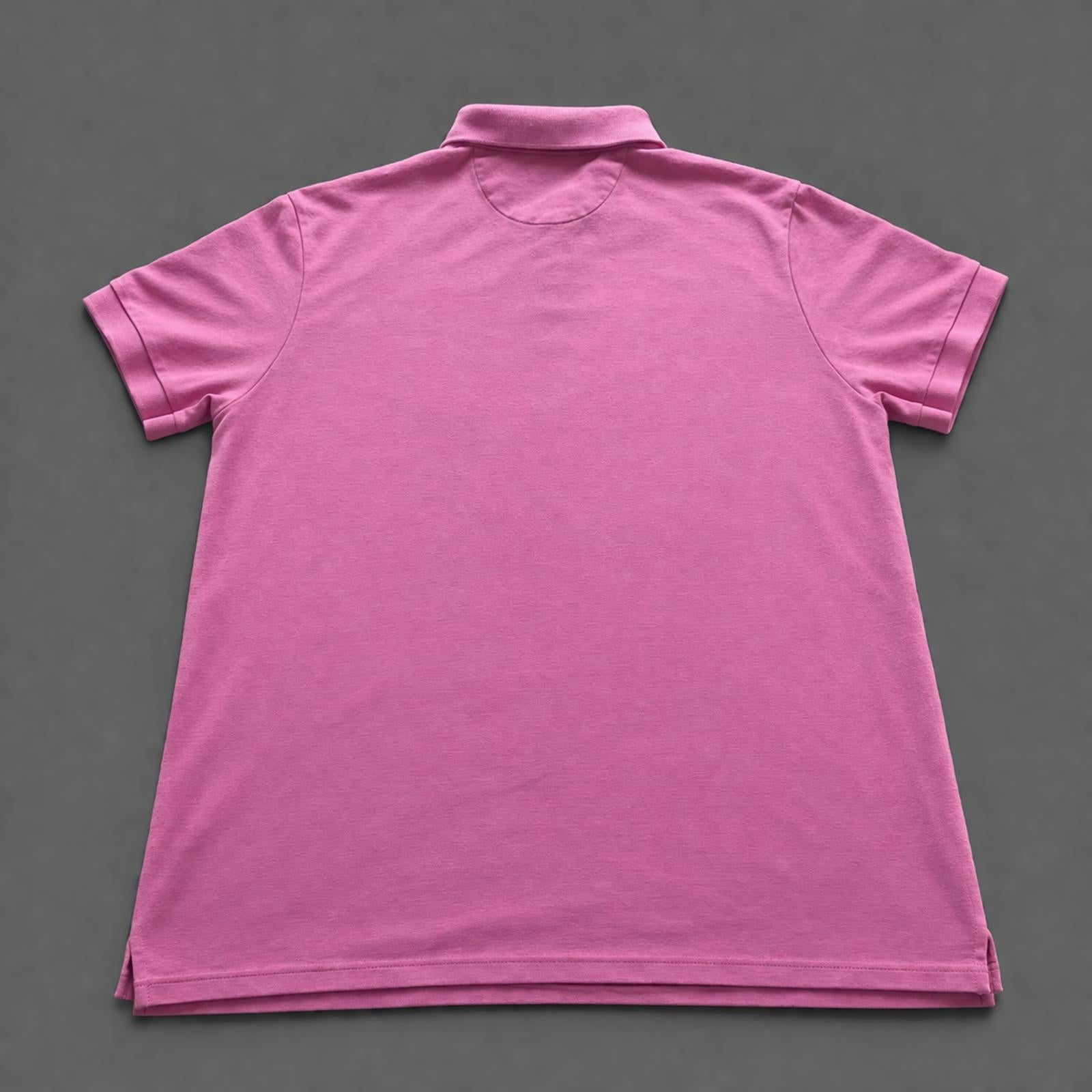 Chaps Ralph Lauren Pink Polo Shirt XL Mens Classic Cotton Short Sleeve Casual