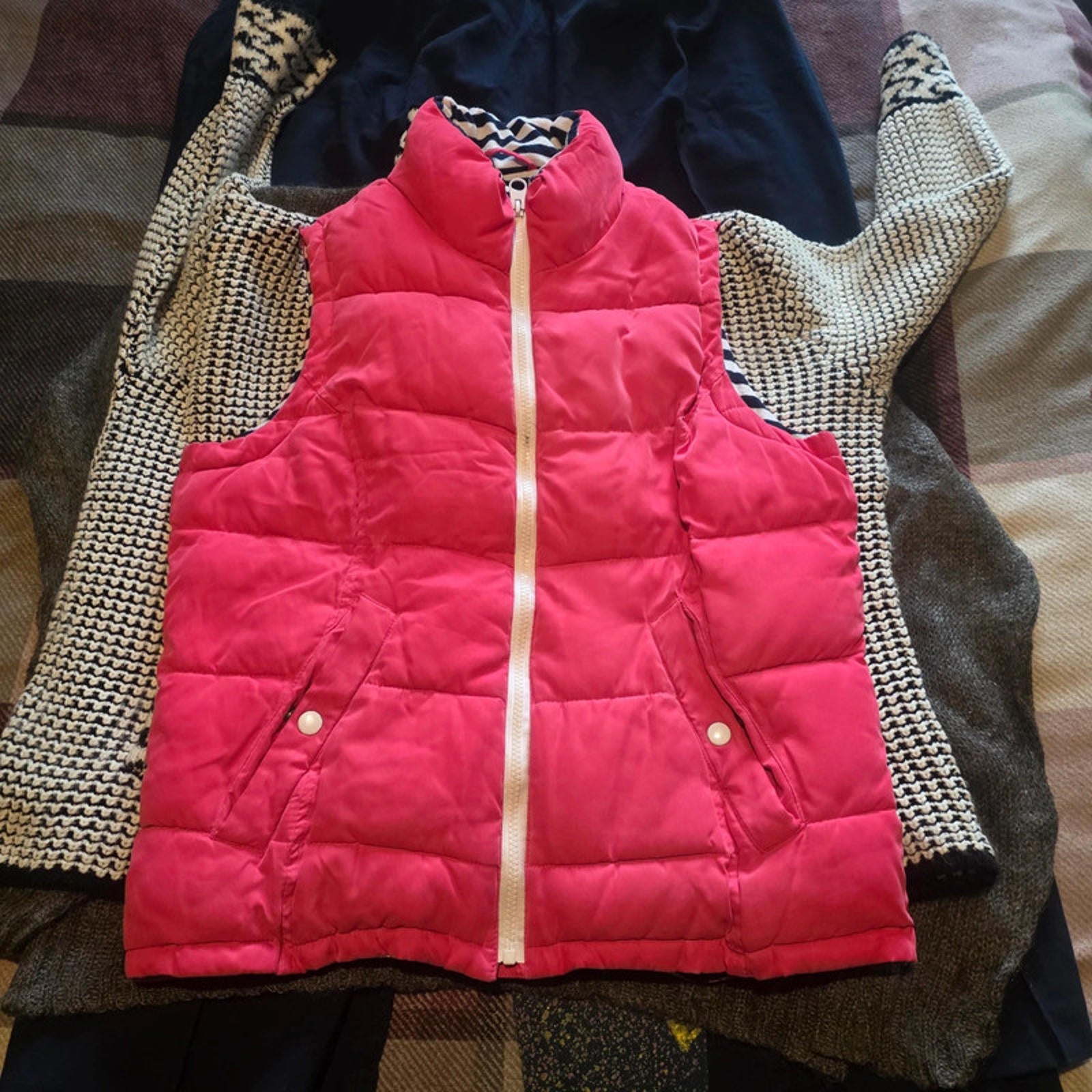Women's Clothing Bundle - 6 Items - Leggings, Trousers Cardigan, Vest Mixed Size