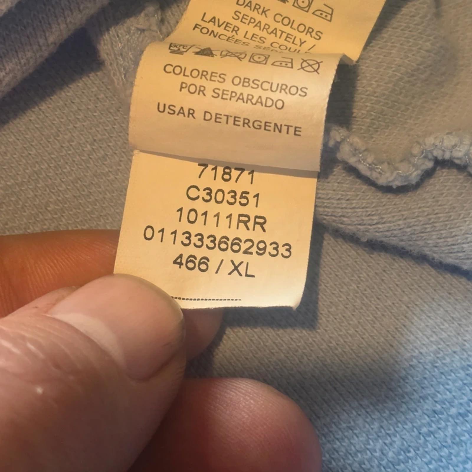 Chaps Ralph Lauren Polo Shirt XL Light Blue Cotton Short Sleeve Classic Logo